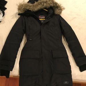 Aritzia Women’s TNA Bancroft Black Down Parka Coat XXS
